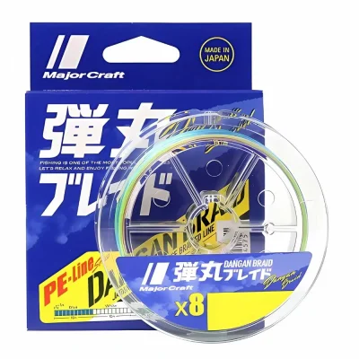 MAJOR CRAFT X8 Braid Line DANGAN 200m/Multi Color