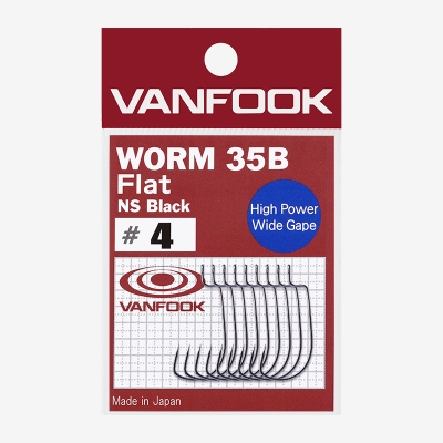 VANFOOK WORM 35B FLAT NS BLACK куки