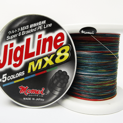 MOMOI JIGLINE Ultra Strong MX8 500m/Multi color 