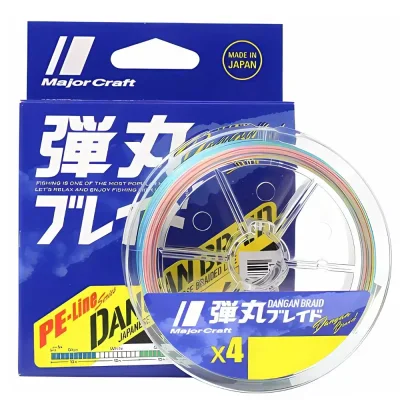 MAJOR CRAFT X4 Braid Line DANGAN 150m/Multi Color