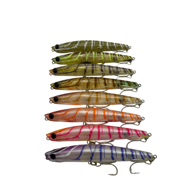 Пълен комплект 8 бр. Bassday SUGAPEN 95F скарида воблери 